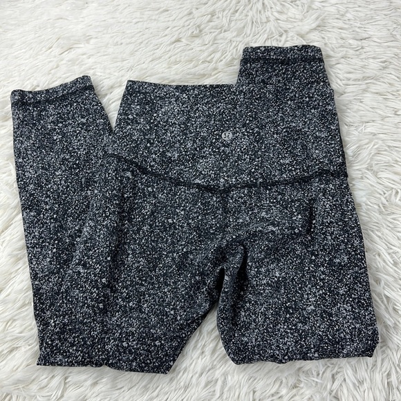 Lululemon Align Crop *21" Diffuse Starlight Black - Picture 4 of 5